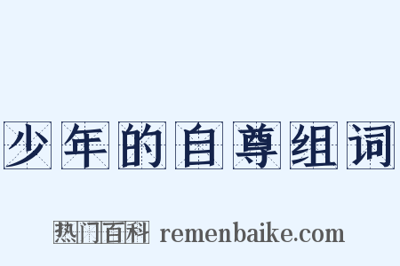 少年的自尊组词是什么意思的图片